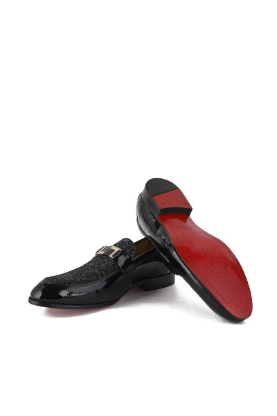 GIÀY LƯỜI NAM MÀU ĐEN - GI2306004